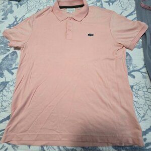 Lacoste Polo Shirt - Large - Excellent Condition -Color Peach - Free Shipping